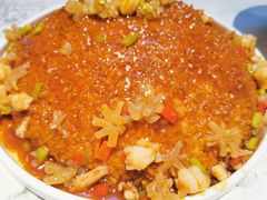 海鲜锅巴-悦海·家宴·冰花皮皮虾大锅贴(宝龙店)
