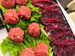 手锤牛筋丸（生）-三头牛·潮汕牛肉生蚝火锅 (夏湾店)
