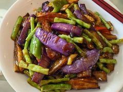 茄子炒豆角-暨南大学（石牌校区）明湖楼