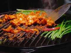 -燚店·铁板鱼蛙·烤肉·烤串(北新桥店)