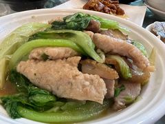 蜆蚧生菜梗煎鱼饼-粤·向群饭店(龙津东路总店)