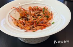 Stir-fried Large River Shrimp