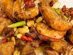 辣子鸡炒虾-牧羊餐厅