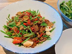 土芹菜炒腊肠-农耕记·湖南土菜(科技园店)