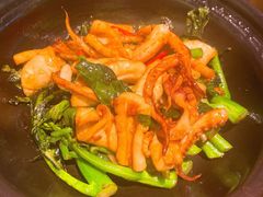 芥兰鱿鱼-大榕树下顺德菜(融创茂店)