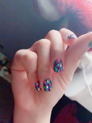 -手牵手美甲