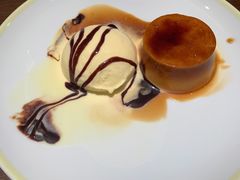 焦糖布丁配香草冰淇淋-萨莉亚意式餐厅(杭州滨江天街店)