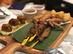 沙爹鸡牛肉拼盘-关夫人餐厅(阳光广场店)