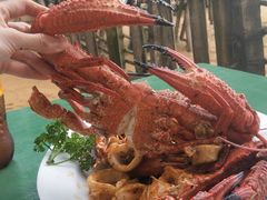 海鲜拼盘-Green Lobster Waskaduwa Seafood Restaurant