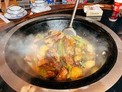 豆角土豆炖排骨-妈妈家铁锅炖(景诚园综合楼店)
