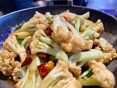 有机菜花炒肉-湘约爨厨(太白立交店)