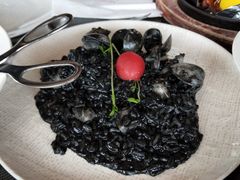 墨鱼汁蛤蜊烩饭-IL Forno 意坊·意大利餐厅(温州万象城店)