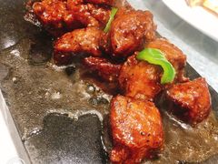 百灵菇牛肉粒-汤记传菜(浦江店)