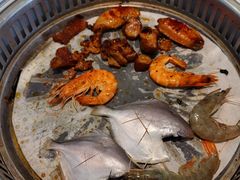 -绿岛港轩海鲜烤肉涮锅自助餐厅