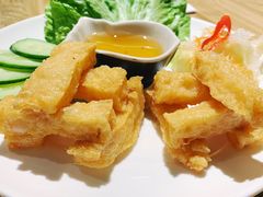 香煎腐皮虾饼-大茴香越法料理(SOHO复兴店)