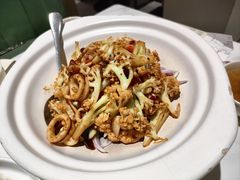 有机花菜焗东山鱿鱼-楚山晓·湖北菜(武汉光谷K11店)