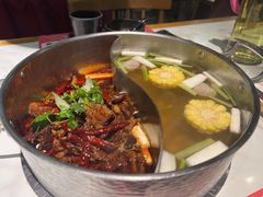 鲜牛杂鸳鸯锅-今日炊牛·潮汕牛肉火锅(华采天地店)