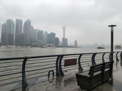 隔岸观景-北外滩滨江绿地