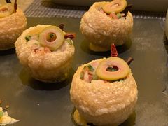 香煎素食小球配阿拉伯三角豆泥酱-新元素(三里屯太古里南区)