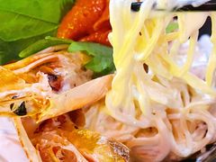 明太子奶油魔鬼虾天使面-达摩食堂(仓山万达店)