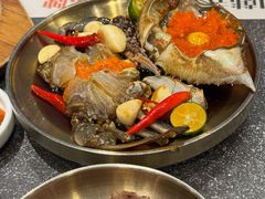-草家酱蟹炭火烤肉店(珲春南路一店)