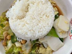 鹰嘴豆炒包菜-北大学一食堂