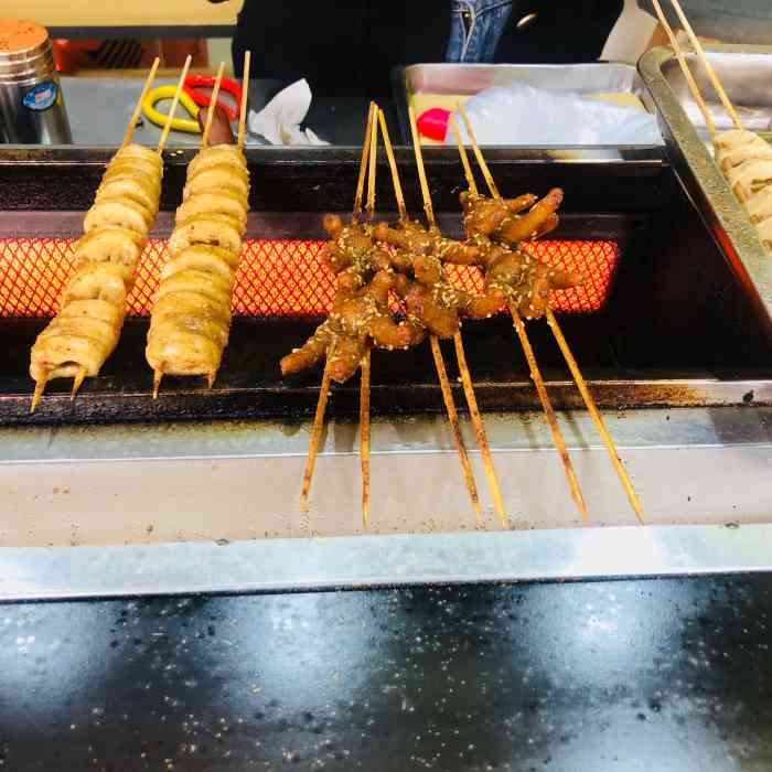 徽派烤面筋-"徽派烤面筋位于城隍庙里面,主要以烤面筋和.