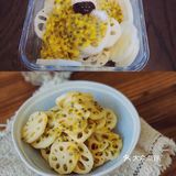 夏日解暑凉菜百香果拌藕片~