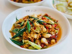火腿炒农家豆腐皮-辣公子·千岛湖私房菜(滨江店)
