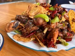 干煸鸡-美顺香食府鱼头老店(雪野湖店)
