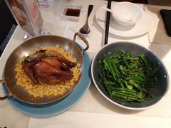 咸鱼姜汁炒芥兰苗-港丽餐厅(高德置地店)