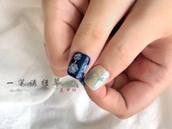 -一笔绣狂草美甲坊