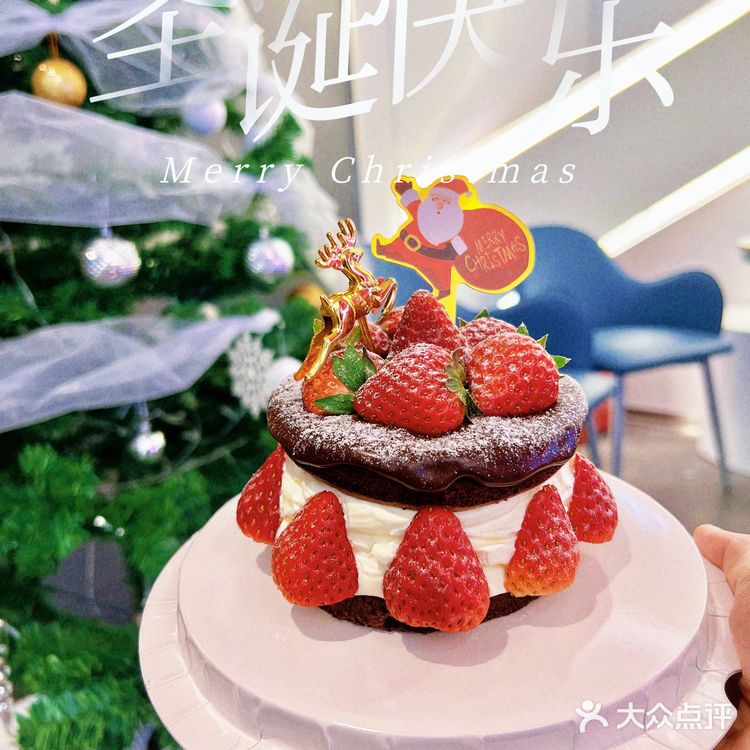 圣诞漂亮小蛋糕已提前吃上！幸福！