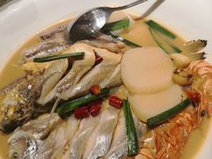 葱花鲈鱼-梦都海鲜酒家(万达广场江桥店)