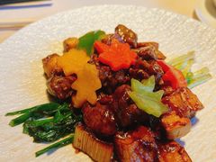 黑椒彩椒青葱爆九级和牛柳-丽思卡尔顿酒店-天泰轩中餐厅(大沽北路店)