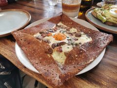 鸡蛋蘑菇熏肉荞麦可丽饼-RAC BAR(安福路店)