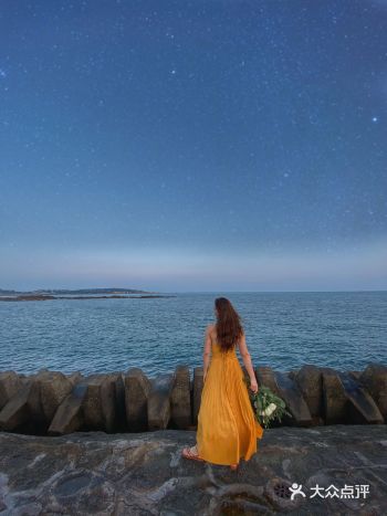 青岛第二海水浴场#海浪星空与你