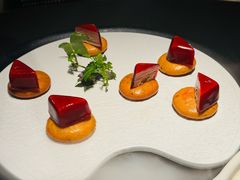 玫瑰鹅肝酱配葱油饼-晶采轩(万象天地店)