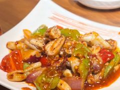 辣炒鱿鱼-长寿参鸡汤(朝韩风情街店)