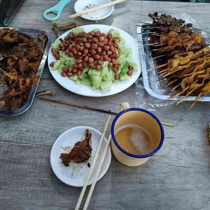 李胖子肉串(建设街店"吉林市有很多肉串烧烤店,这个东北重工业基.