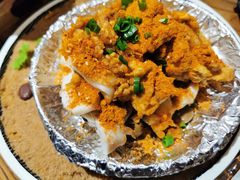 -东来菜馆•手抓海鲜家常菜•海鲜锅贴(鸽子窝店)