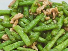 豆角炒肉-力哥地道海南菜·联谊文昌鸡老店
