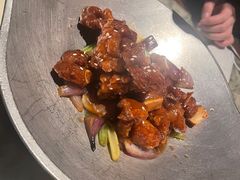 蒜香蜜汁排骨-绿茶餐厅(昌平悦荟店)