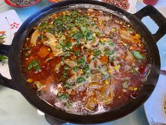 陕北铁锅炖羊肉-陕北农家宴