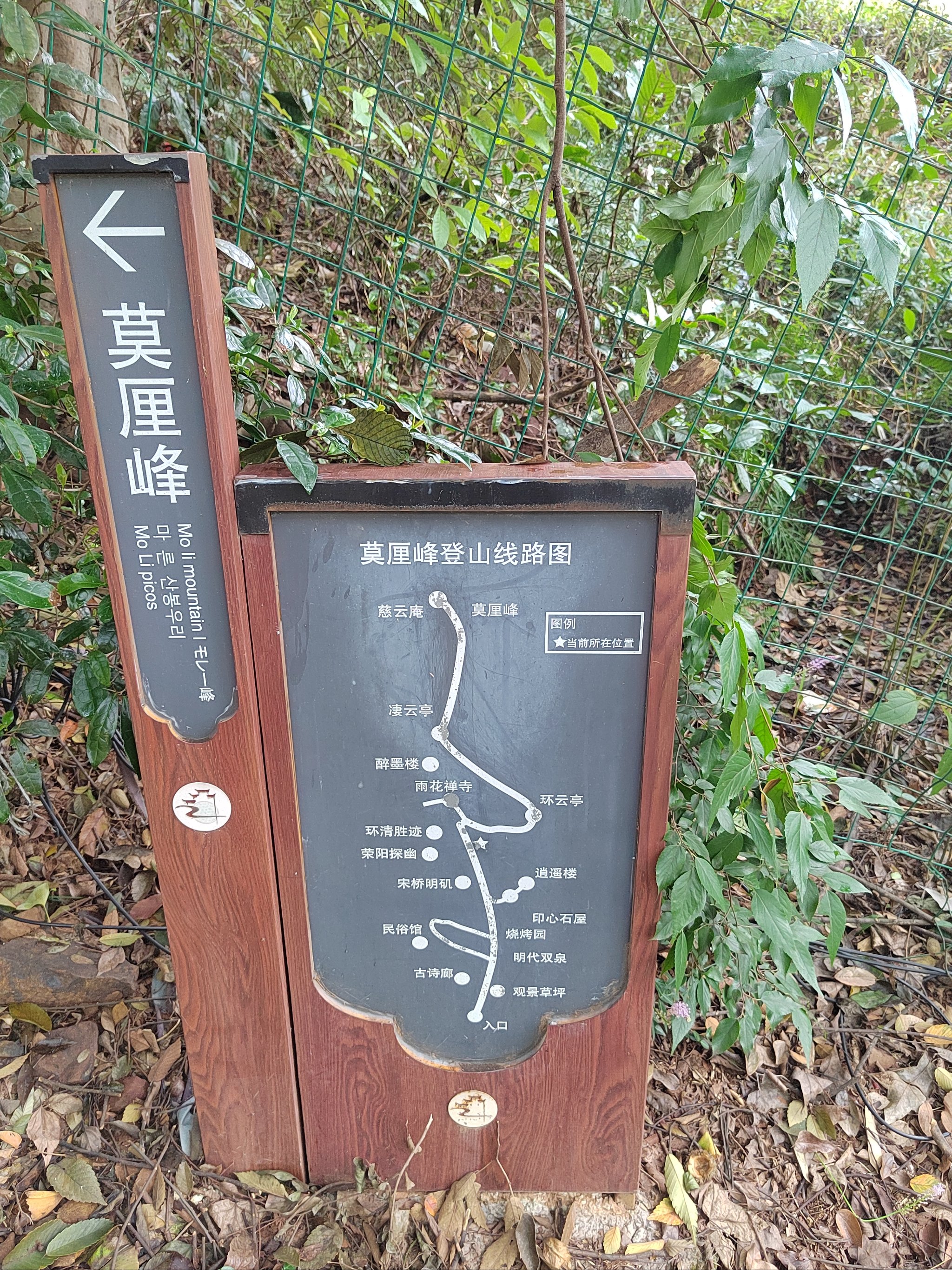 鹿寨山公园环山路图片