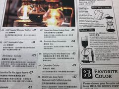 菜单-MELLOW BROWN COFFEE by UCC(沙田新城市广场1期店)