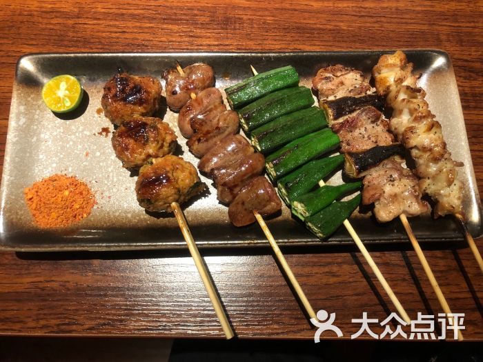 凛火酒藏日式料理居酒屋(锦绣路店)烤串五种拼盘图片 - 第3张