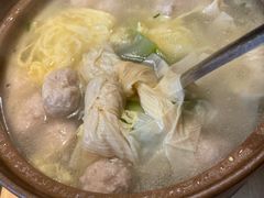 丝瓜腐结毛圆汤-北平食府(马鞍山路店)