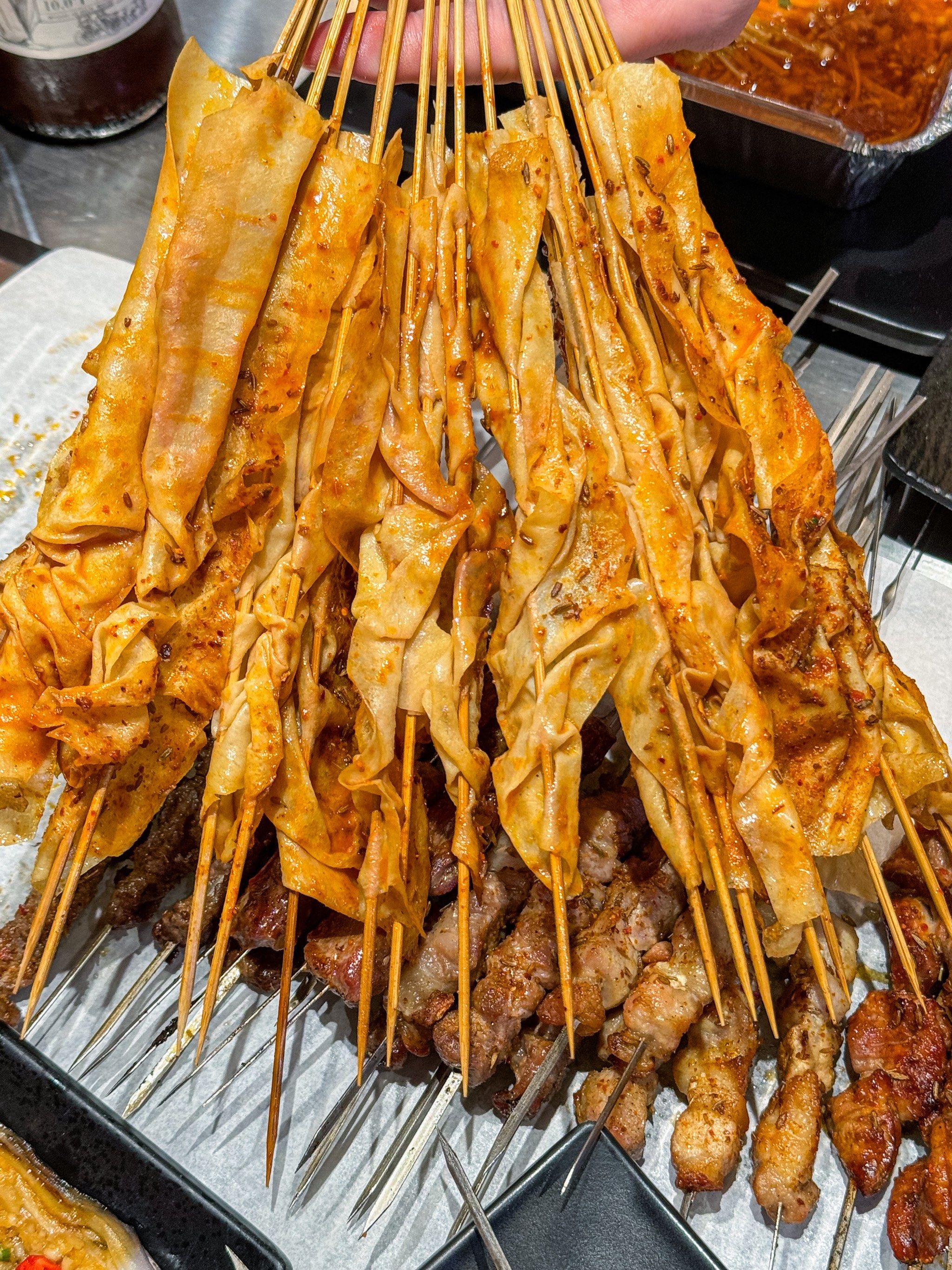 被这家的烤豆皮馋哭了!