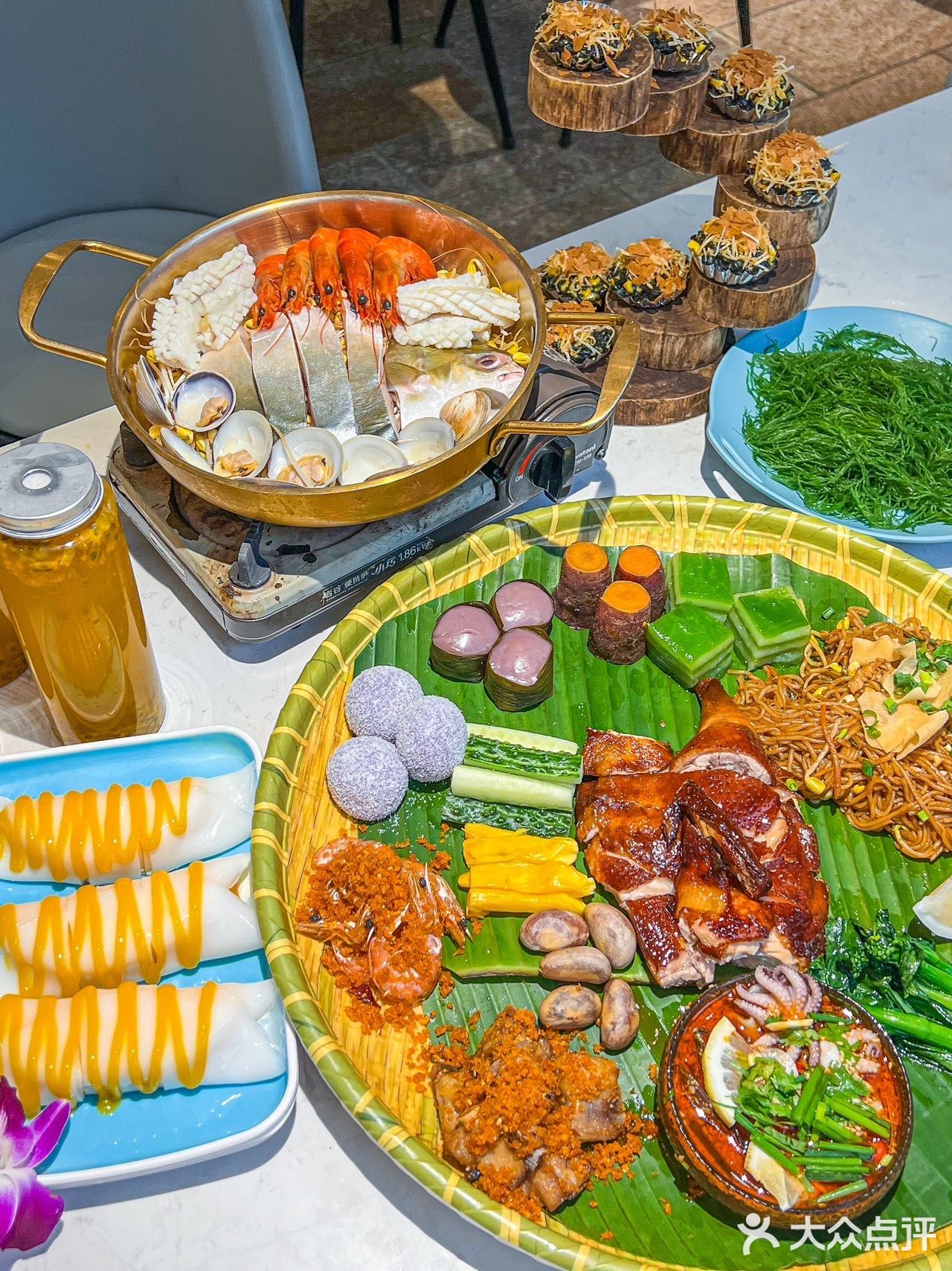 ️海南簸箕饭 超级️海南特色的簸箕饭真的太绝了！